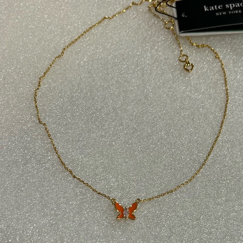 Kate Spade New York Social Butterfly Statement Pendant Necklace